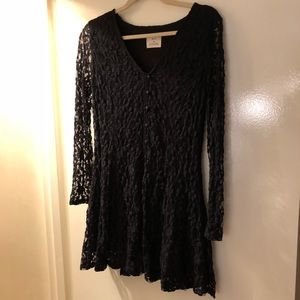 SOLD - UO black lace dress
